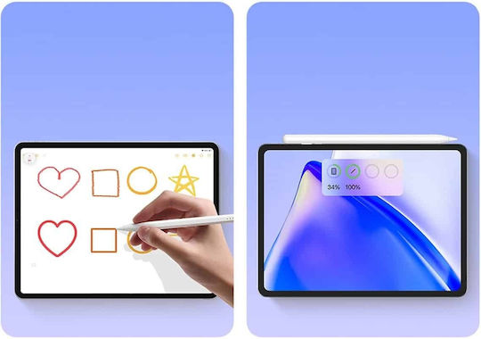 Baseus Smooth Writing (Active + Passive Version) with LED Indicators Digital Touch Pen mit Palm Rejection für iPad in Weiß Farbe SXBC060302