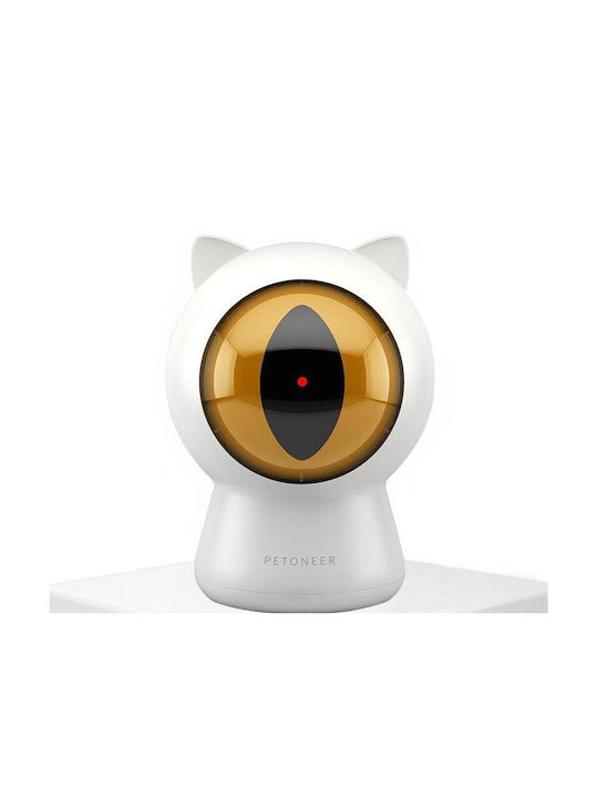 Petoneer Smart Dot Automatic Cat Toy Laser White