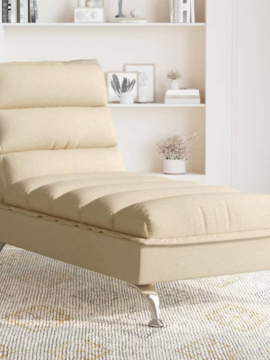Recliner Stoff Beige L133.5xW56xH74cm