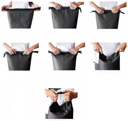 Trizand Waterproof Bag Shoulder Bag Black