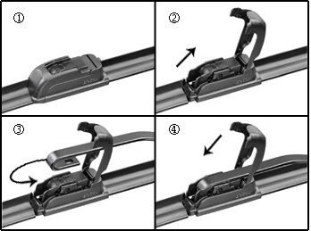 Nakamoto N880 Car Wiper Blade Driver 640mm for Opel Astra Ford Focus Volkswagen Golf Skoda Octavia