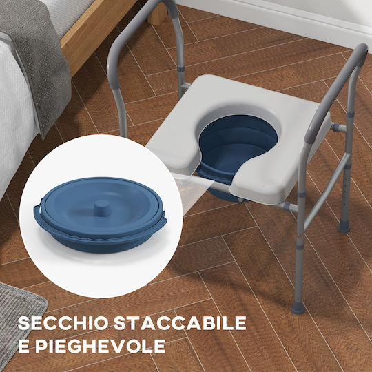 HomCom Toilet Chair 713-147V00GY