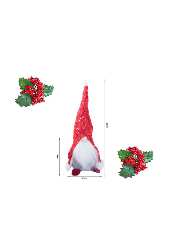De Crăciun Figurină Elf Roșu