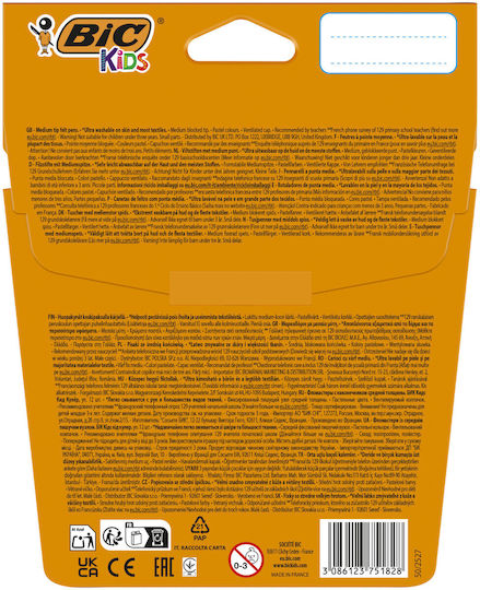 BIC Kids Kid Couleur Μαρκαδόροι Ζωγραφικής Λεπτοί, Πλενόμενοι Σετ 12 χρώματα