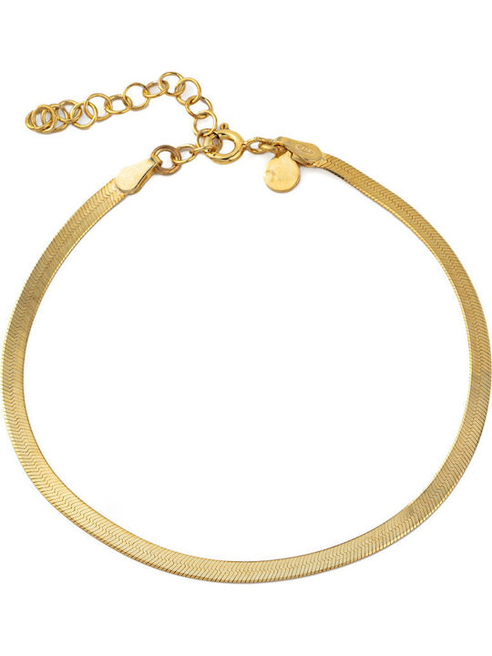 George Art Jewels Дамско Гривна Верига от Сребърен Златно