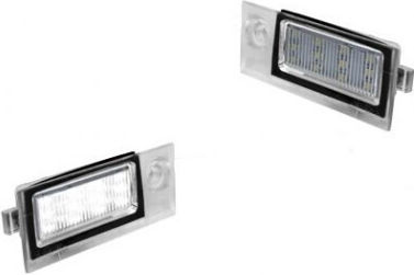 Lumini pentru plăcuțele de înmatriculare Lumini LED pentru Audi A6 Citroen C5 97-04 2buc