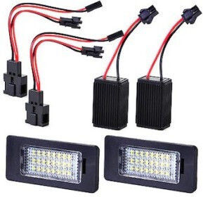 Lumini pentru plăcuțele de înmatriculare Lumini LED pentru Audi Q5 / A4 / A5 / S5 / Magazin online Volkswagen Passat Porsche Panamera 2buc
