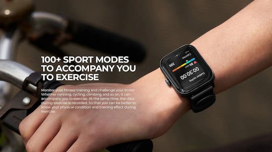 Havit M9037 Smartwatch with Heart Rate Monitor (Black)