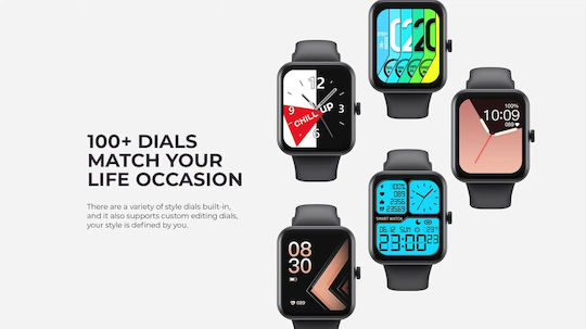 Havit M9035 Smartwatch mit Pulsmesser (Schwarz)