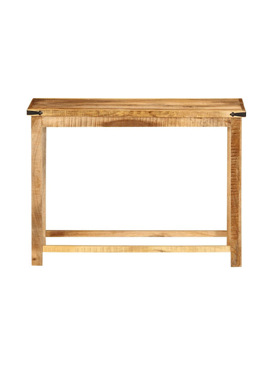 Solid Wood Console Table Coffee L100xW30xH75cm