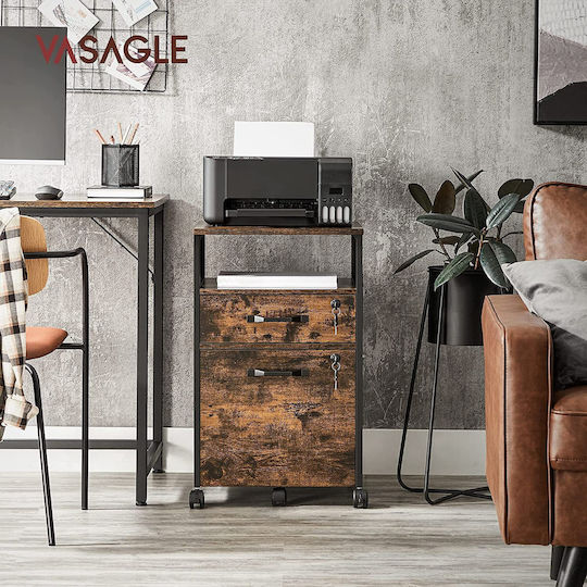 Songmics Cabinet de baie L44xA42xÎ69cm Gri