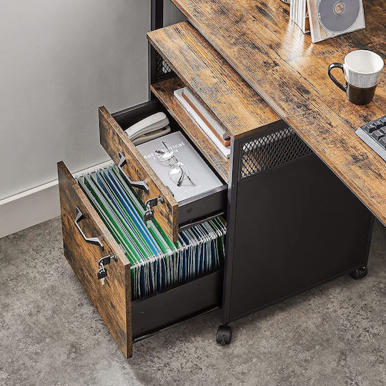 Songmics Cabinet de baie L44xA42xÎ69cm Gri