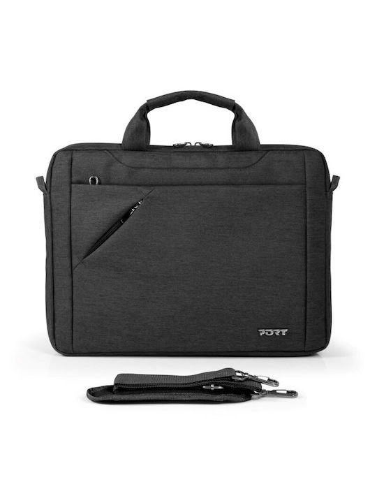 Port Designs Τσάντα Messenger Μαύρη 135174