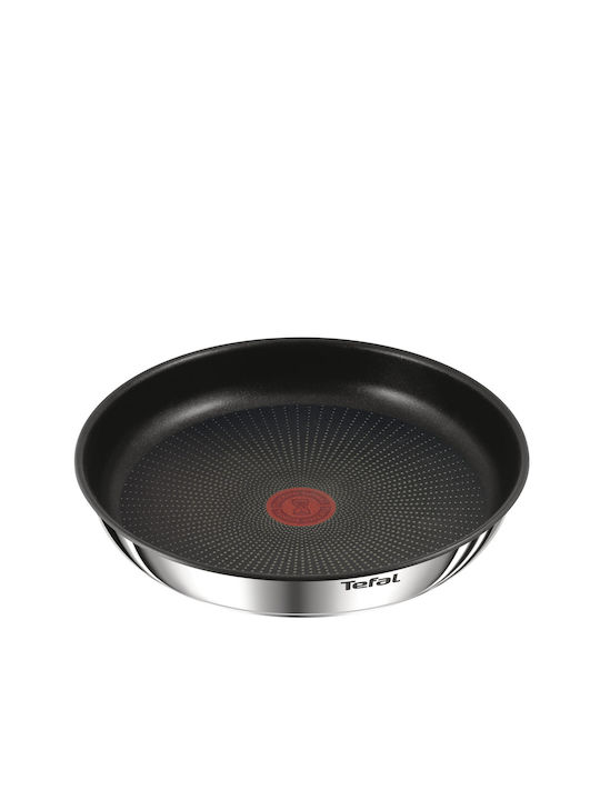 Tefal Ingenio Emotion Set de Vase de Gătit din Oțel Inoxidabil Silver cu Acoperire Antiaderentă 9 Buc