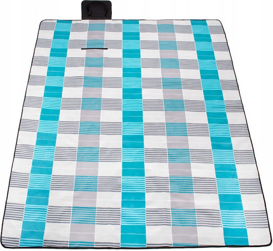 Picknickdecke 200x200cm in Blau Farbe