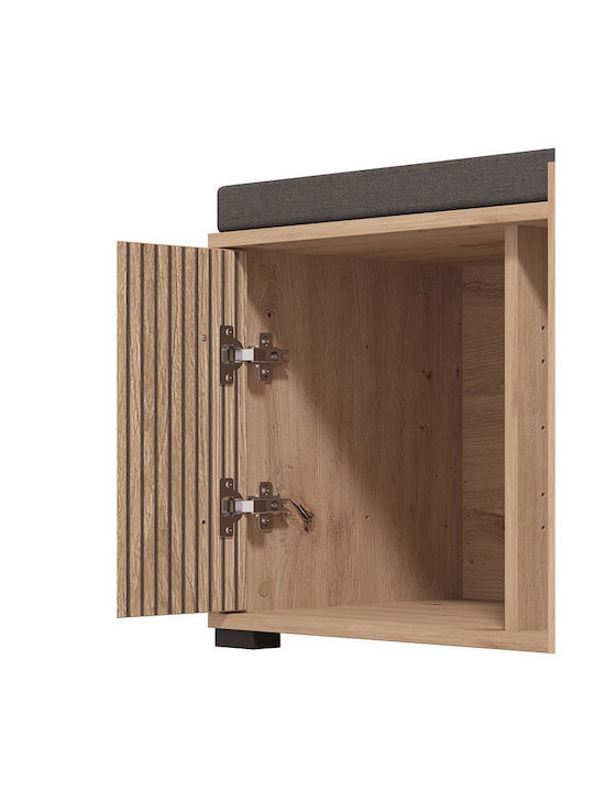 Landes Entry Furniture with Shoe Rack & Bench 80x40x44cm