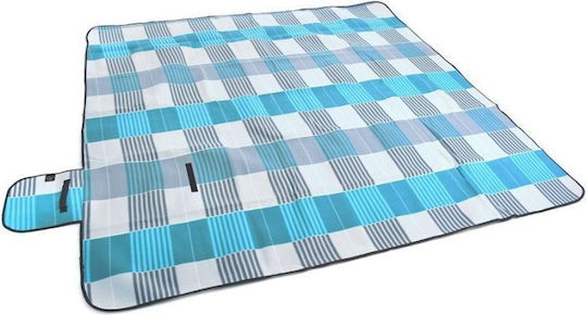 Picknickdecke 200x200cm in Blau Farbe