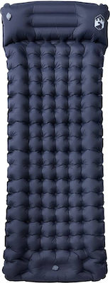 vidaXL Self-Inflating Single Camping Sleeping Mat in Gray color