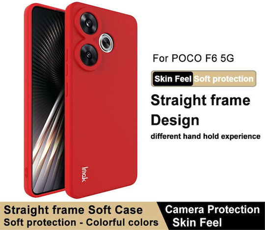 Imak Uc-4 Series Back Cover Σιλικόνης Κόκκινο (Xiaomi Poco F6 5G)