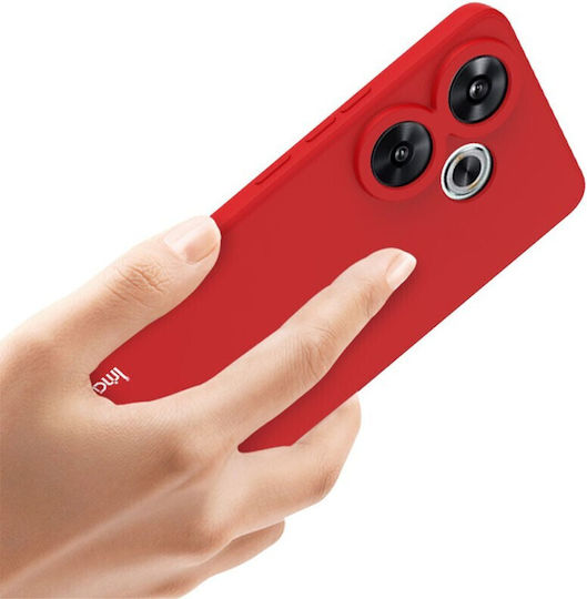 Imak Uc-4 Series Back Cover Σιλικόνης Κόκκινο (Xiaomi Poco F6 5G)