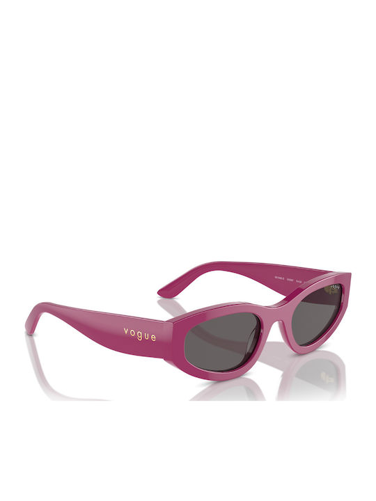 Vogue Feminini Ochelari de soare cu Roz Cadru și Gri Lentilă VO5585S 316087