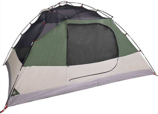 vidaXL Camping Tent Green 3 Seasons for 4 People 280x215x144cm