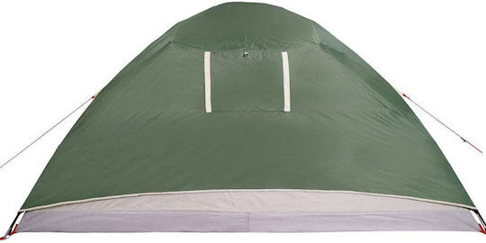 vidaXL Camping Tent Green 3 Seasons for 4 People 280x215x144cm