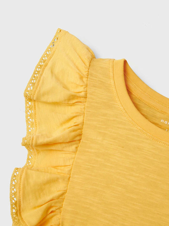 Name It Kids Blouse Short Sleeve Yellow