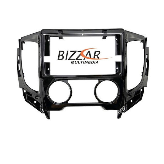 Bizzar Sistem Audio Auto pentru Fiat Fullback - Spate complet Mitsubishi L200 2015-2019 cu A/C (Bluetooth/USB/WiFi/GPS/Apple-Carplay/Android-Auto) cu Ecran Tactil 9"
