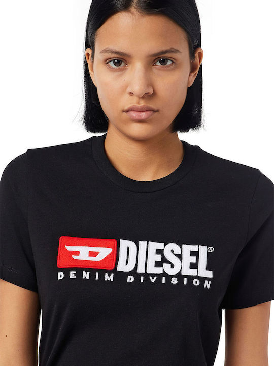 Diesel Femeie Tricou Black