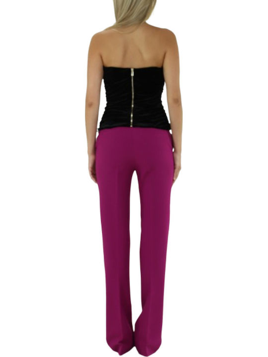Women's Blouse Velvet Black