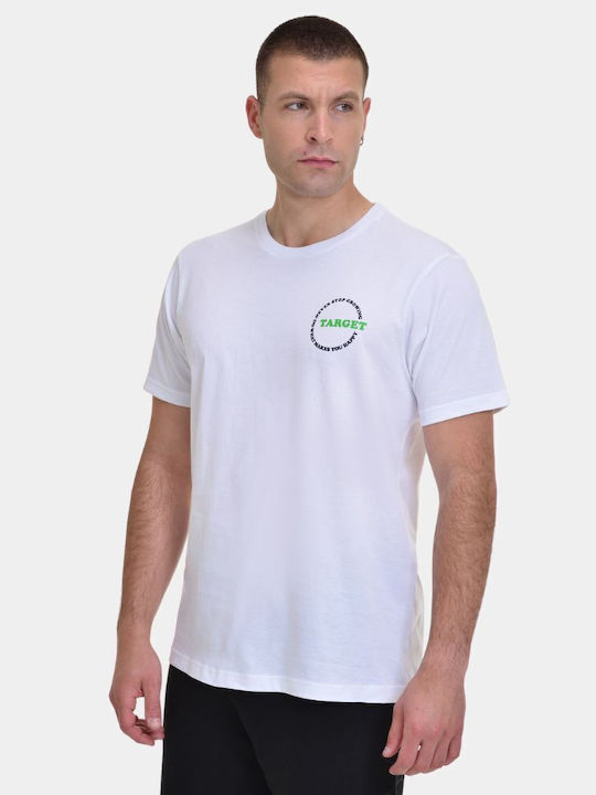 Target Ανδρικό T-shirt Κοντομάνικο Λευκό