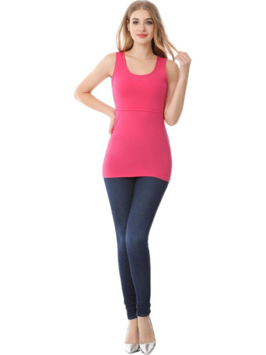 Queen Mother Top Schwangerschafts-Tops fuchsia