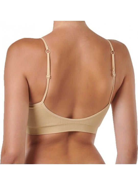 Women's Bra with Removable Padding White