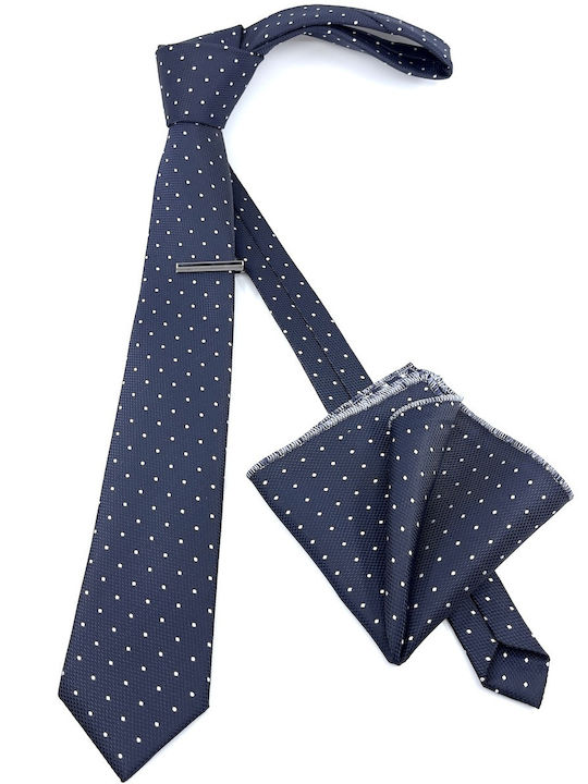 Legend Accessories Men's Tie Set Printed in Blue Color