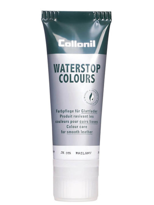 Collonil Waterstop Colours Κρέμα Παπουτσιών Αμυγδαλέλαιο 75 Ml Τζιν