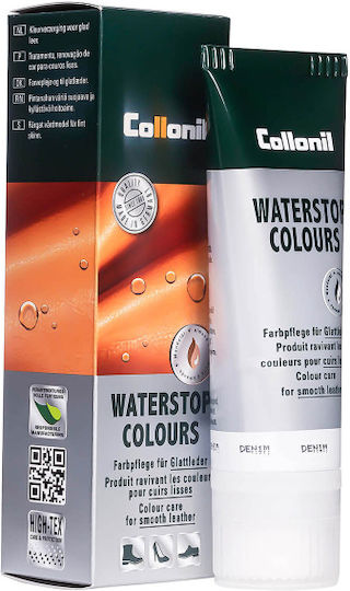 Collonil Waterstop Colours Almond Oil Shoe Cream Κρέμα Παπουτσιών Λάδι Αμυγδάλου 75 Ml Τζιν