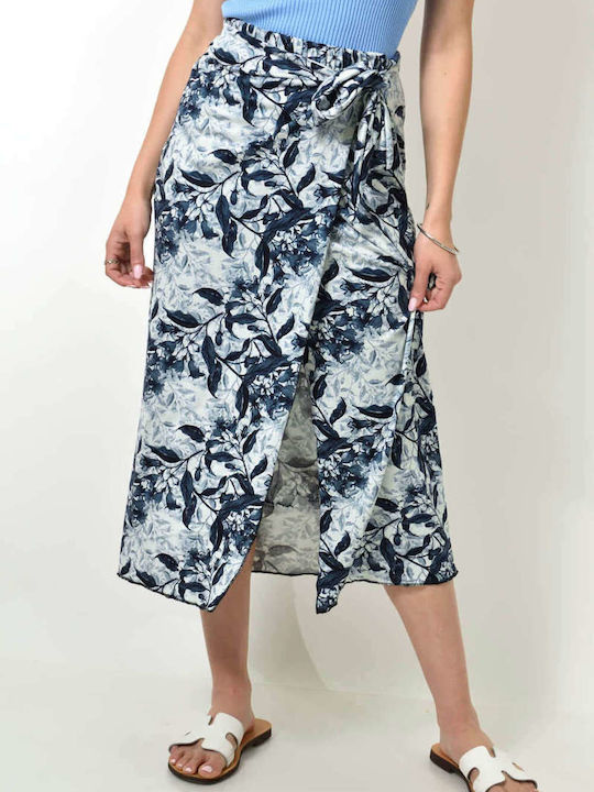 Potre Skirt Floral Blue