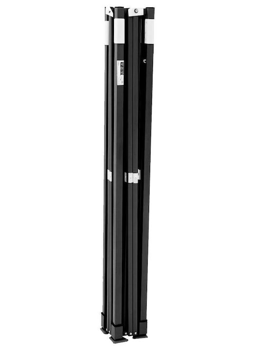 vidaXL Πτυσσόμενο Κιόσκι Κήπου Μπορντό 2.92x2.92m