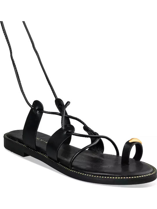 Sandale Casual Damă Negre