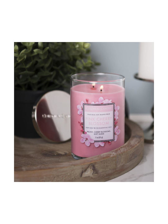 Scented Candle with Scent Cherry Pink 311gr 1pcs