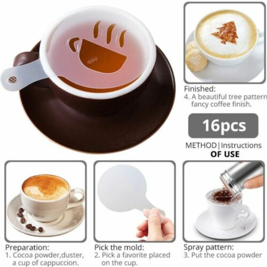 Set Pastry Bags Plastic 13cm 16 Pieces