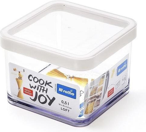 Rotho Babydesign Lunchbox Kunststoff Transparent 500ml 1Stück