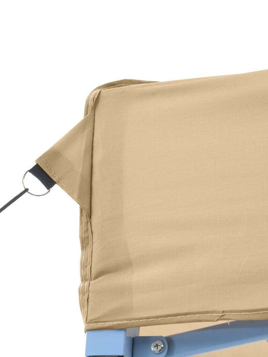 vidaXL Garden Freestanding Gazebo Beige 4.4x2.92cm