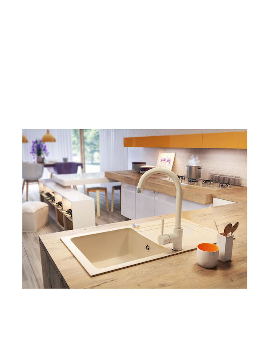 Deante Kitchen Faucet Counter Beige