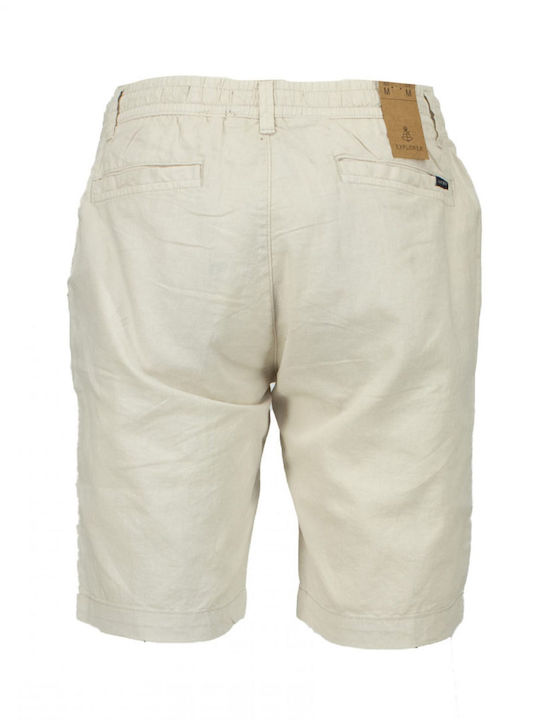 Bermudă de Bărbați Chino Beige