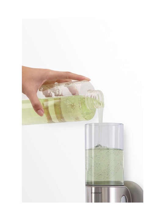Simplehuman Wall-mounted Dispenser made of Stainless Steel Gray 444ml