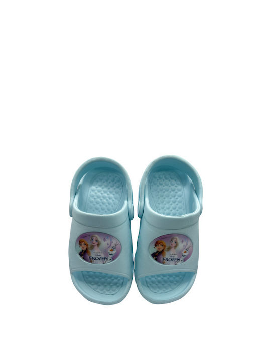 Disney Children's Beach Clogs Light Blue