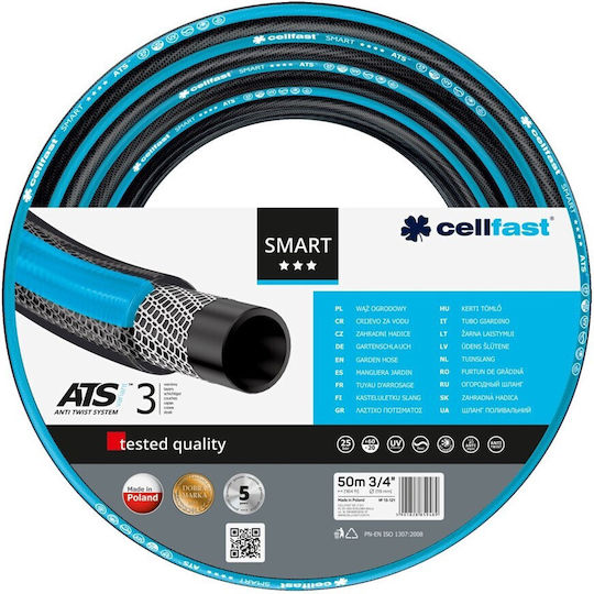 Cellfast Furtun de grădină Udare Smart ATSV 3/4" 50m