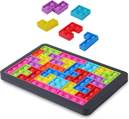 Tetris Pop it Fidget Πλαστικό Πολύχρωμο
